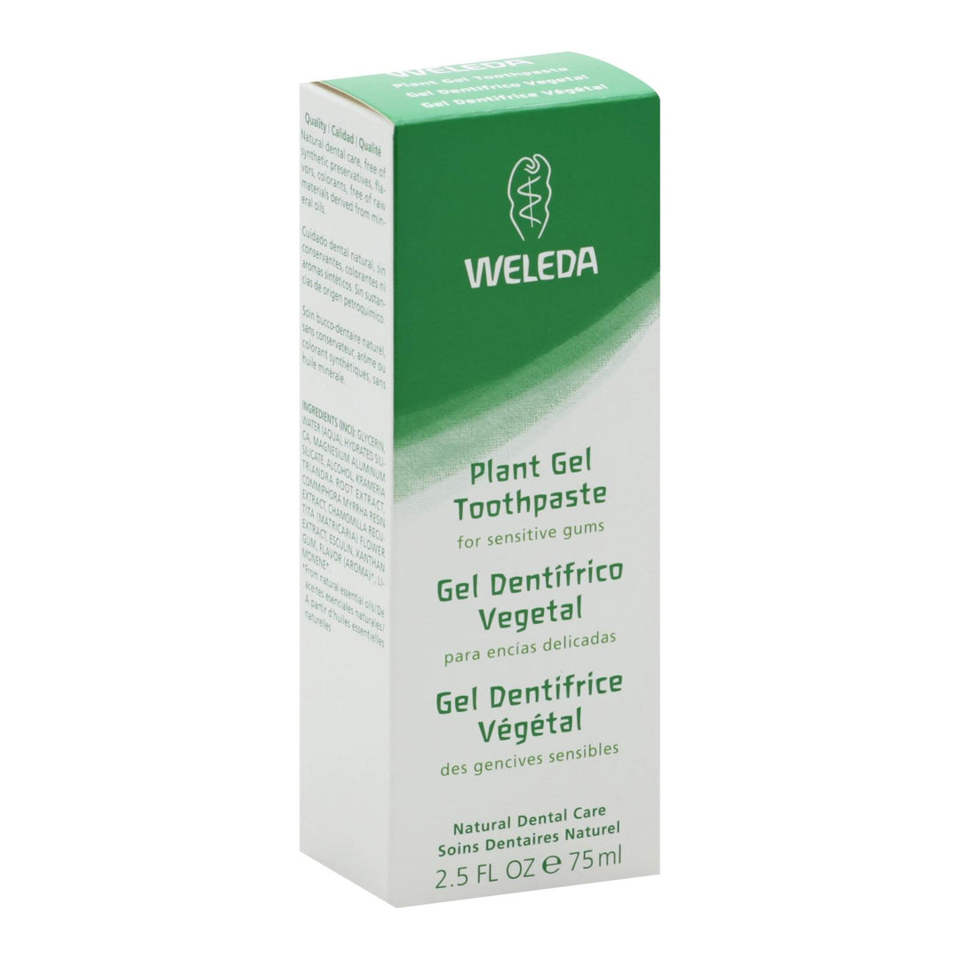 Weleda Plant Gel Toothpaste - 2.5 Oz - Maras Green